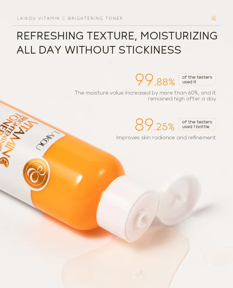Vitamin C Brightening Toner 100ml Skin Care Hydrating Moisturizer for Glowing Skin with Antioxidant Properties Korean Skin Care
