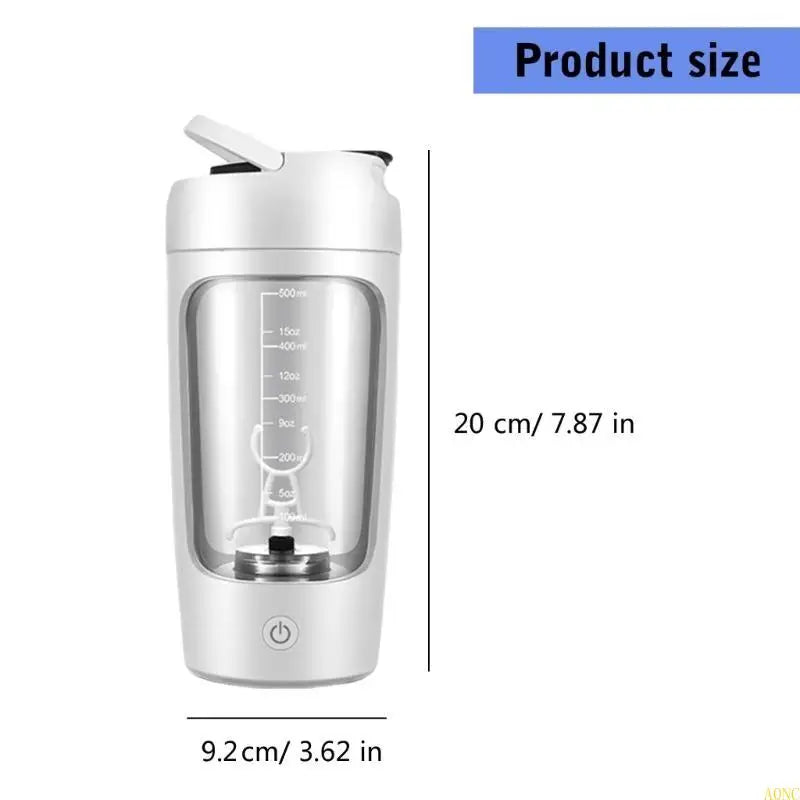 A0NC Electric Protein Shaker Bottle Bottles Shaker Bottles USB Rechargeable
