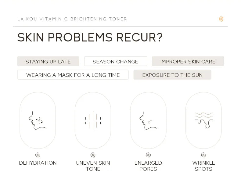 Vitamin C Brightening Toner 100ml Skin Care Hydrating Moisturizer for Glowing Skin with Antioxidant Properties Korean Skin Care