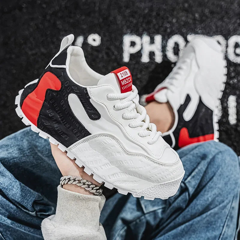 2026 Chunky Sneakers Mens Designer Sport Shoes Men's Fashion Casual Mesh Breathable Increased Platform Shoes Zapatillas Comodas