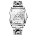 UTHAI Relogio Masculino Authentic Light Luxury Wine Barrel Steel Belt Waterproof Night Light Calendar Men's Student Quartz Watch