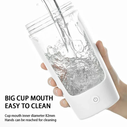 450ml USB Charging Electric Shaker Cup Portable Protein Mixer Bottle For Meal Replacement Shake Gym Sports Water Bottle