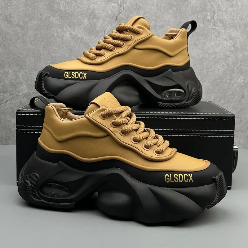 Designer Style Men Shoes Autumn Winter Comfortable Men's Thick Platform Sneakers Fashion Casual Shoes Sports Trainers Tenis2025