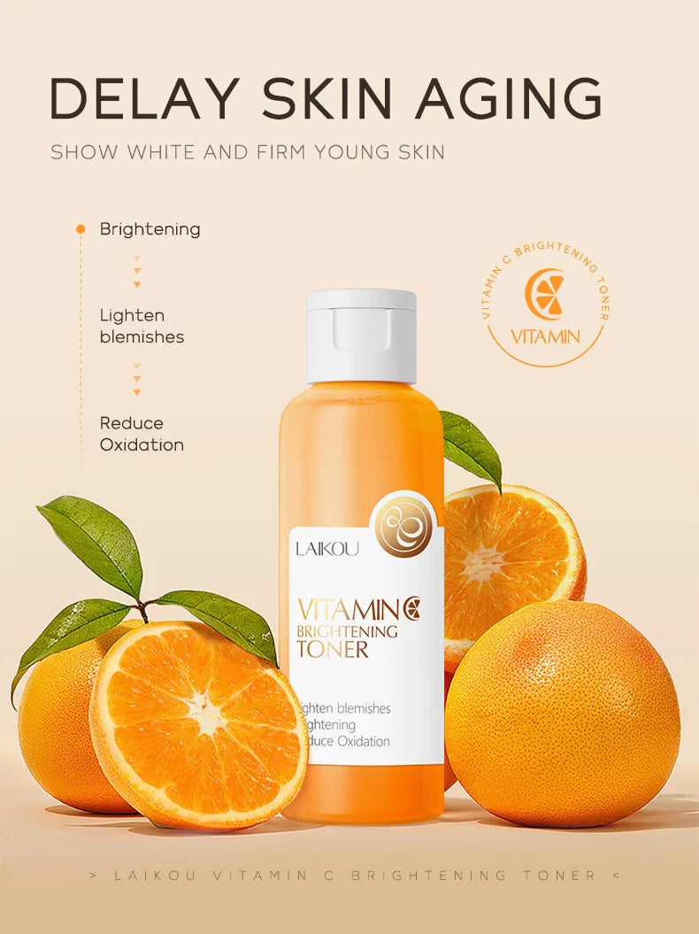 Vitamin C Brightening Toner 100ml Skin Care Hydrating Moisturizer for Glowing Skin with Antioxidant Properties Korean Skin Care
