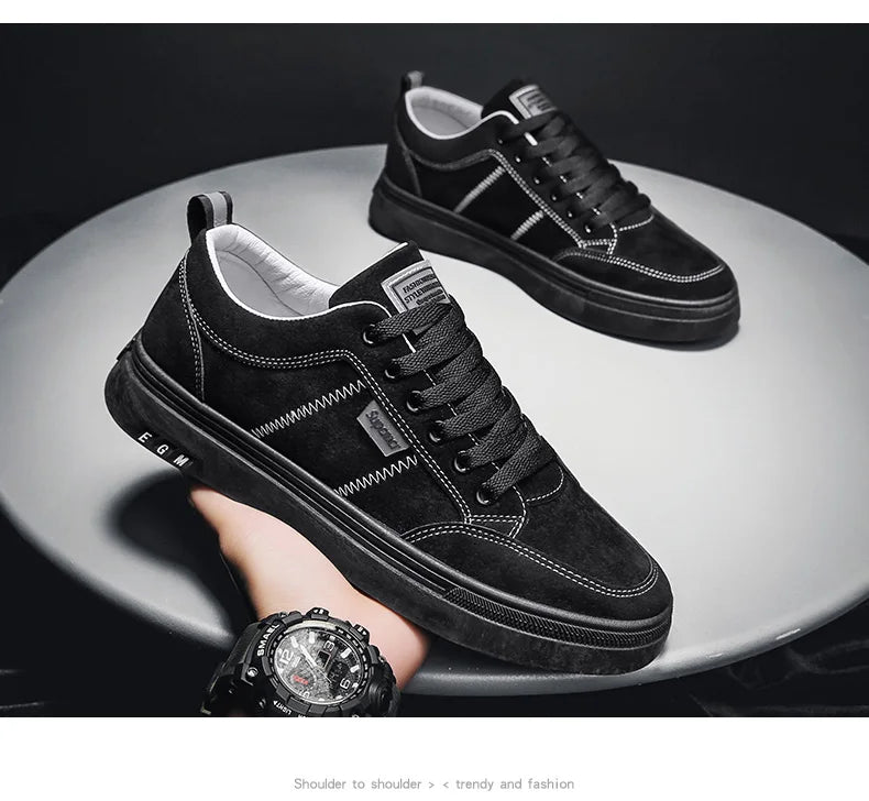Men's Shoes 2026 New Spring Work Safety Shoes, Anti-slip, Wear-resistant, Versatile Casual Sports Work Shoes, Men's Board Shoes