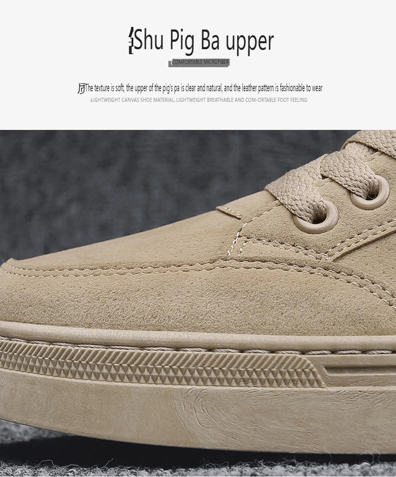 Men's Shoes 2026 New Spring Work Safety Shoes, Anti-slip, Wear-resistant, Versatile Casual Sports Work Shoes, Men's Board Shoes