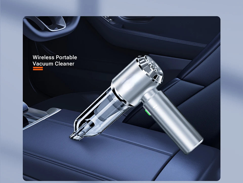 Car Vacuum Cleaner Strong Suction Cordless Wireless Cleaner Portable HandHeld Vacuum Cleaner Cleaning Machine Home Dust Blower