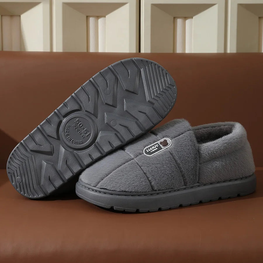 Men's Winter Shoes 2025 Indoors Casual Large-Sized Cheap Shoes Clearance Free Shipping Thermal Insulation Lining Slip-Resistant