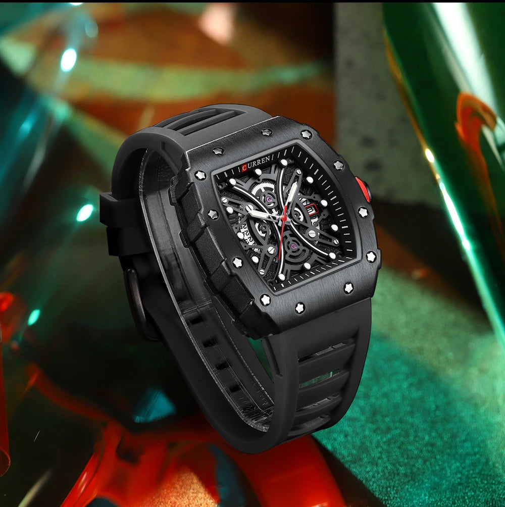 CURREN Mens Watch Luxury Quartz Wristwatch