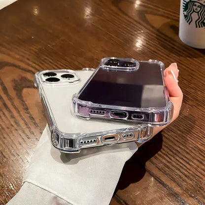 Luxury Shockproof Clear Phone Case