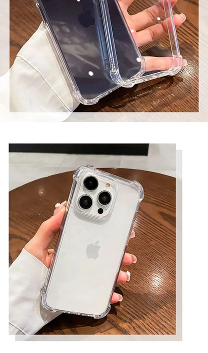 Luxury Shockproof Clear Phone Case