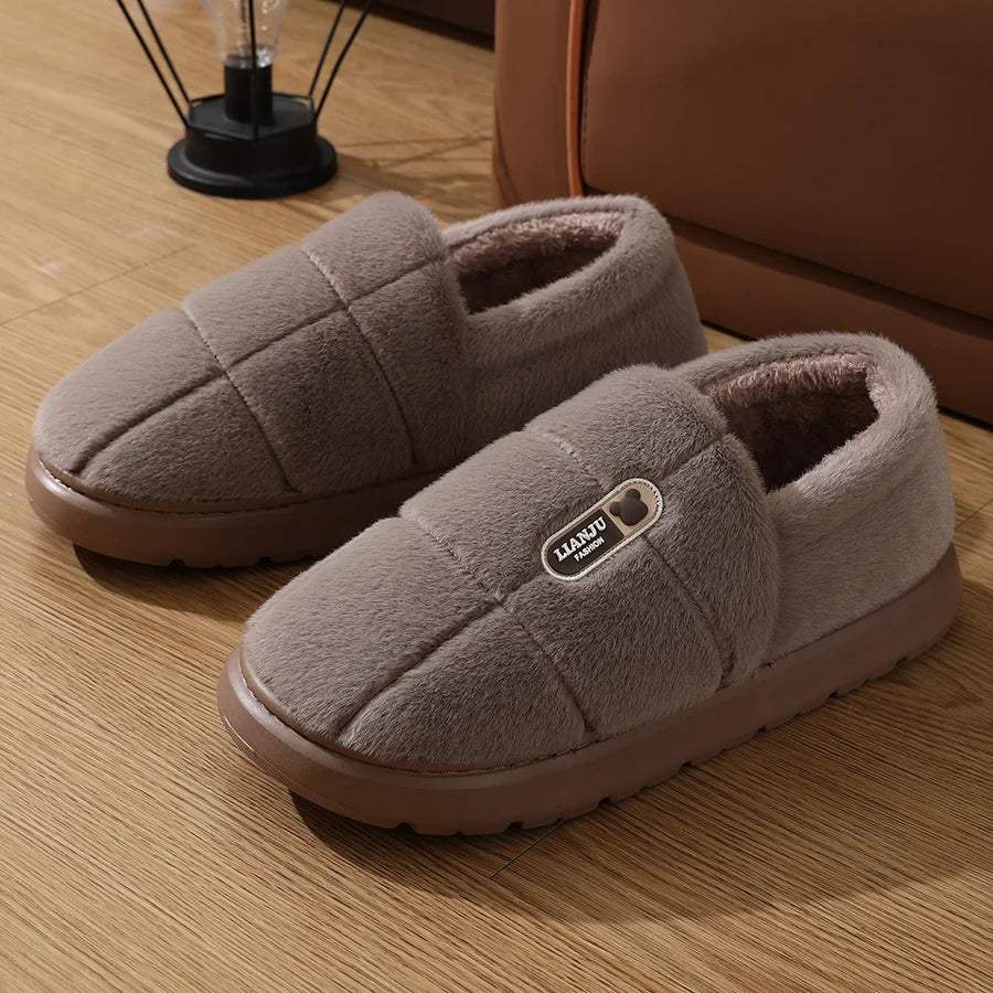 Men's Winter Shoes 2025 Indoors Casual Large-Sized Cheap Shoes Clearance Free Shipping Thermal Insulation Lining Slip-Resistant