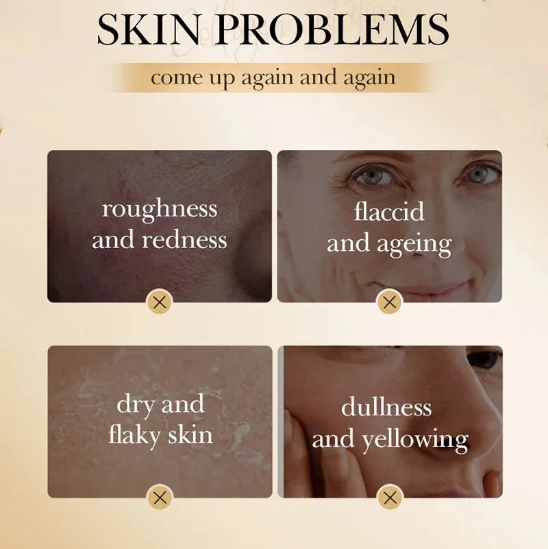 30Pcs Sadoer Collagen Sleeping Mask Facial Skin Care Moisturizing Brightening Firming Hydrating Mask Face Skin Care