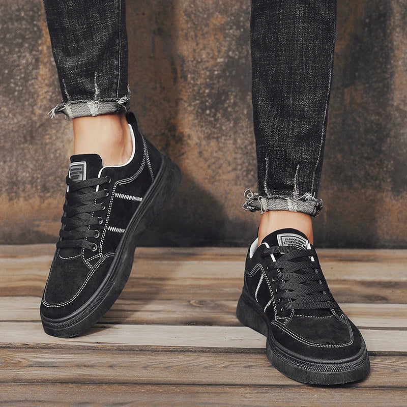Men's Shoes 2026 New Spring Work Safety Shoes, Anti-slip, Wear-resistant, Versatile Casual Sports Work Shoes, Men's Board Shoes