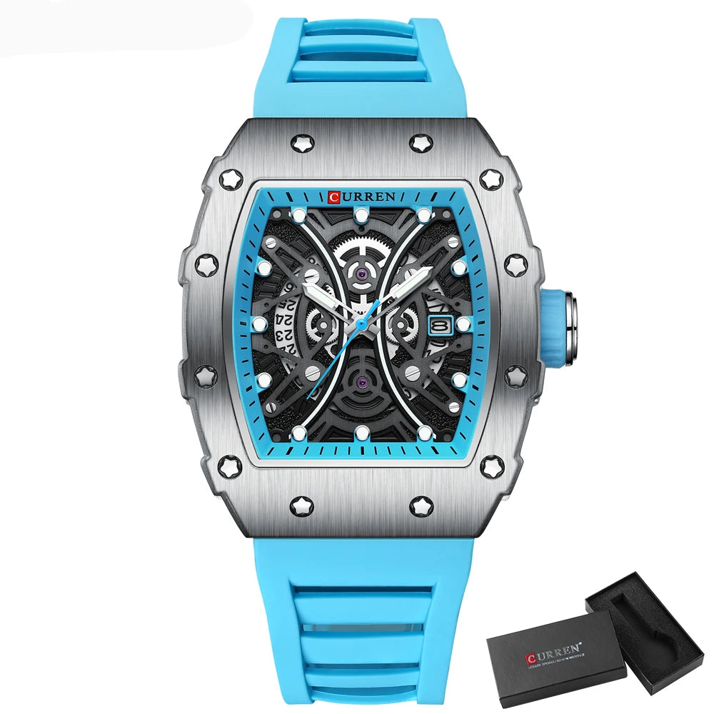 CURREN Mens Watch Luxury Quartz Wristwatch