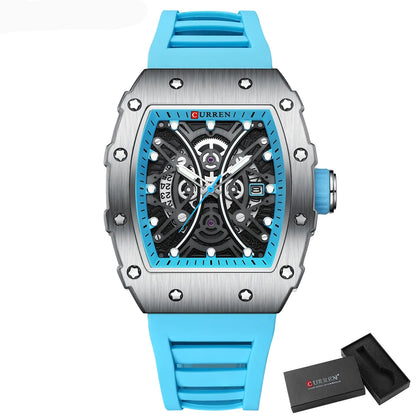 CURREN Mens Watch Luxury Quartz Wristwatch