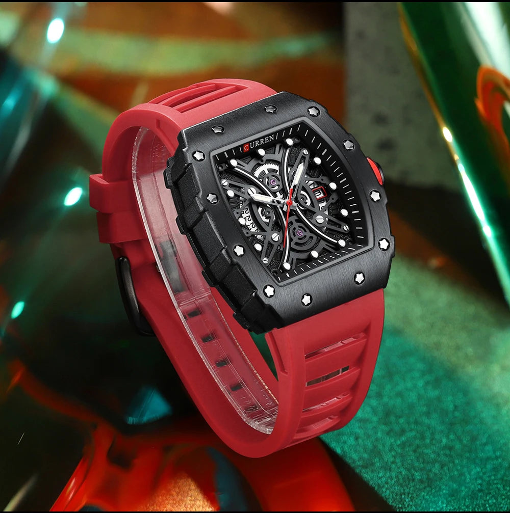 CURREN Mens Watch Luxury Quartz Wristwatch