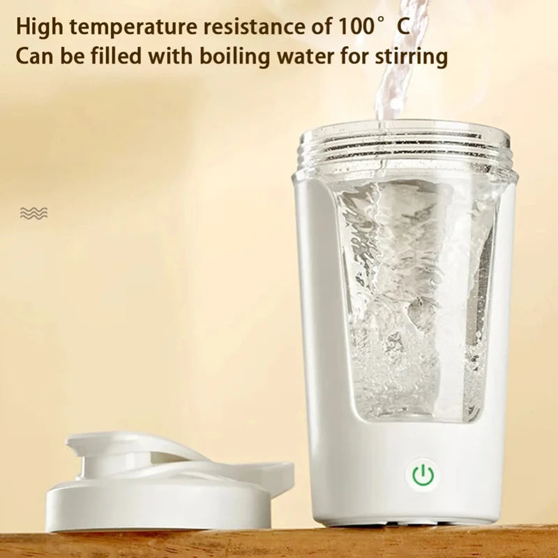 450ml USB Charging Electric Shaker Cup Portable Protein Mixer Bottle For Meal Replacement Shake Gym Sports Water Bottle