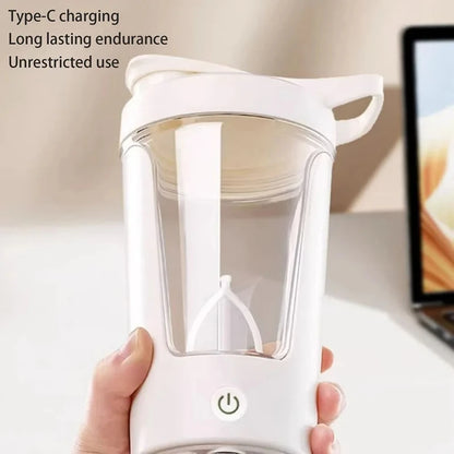 450ml USB Charging Electric Shaker Cup Portable Protein Mixer Bottle For Meal Replacement Shake Gym Sports Water Bottle