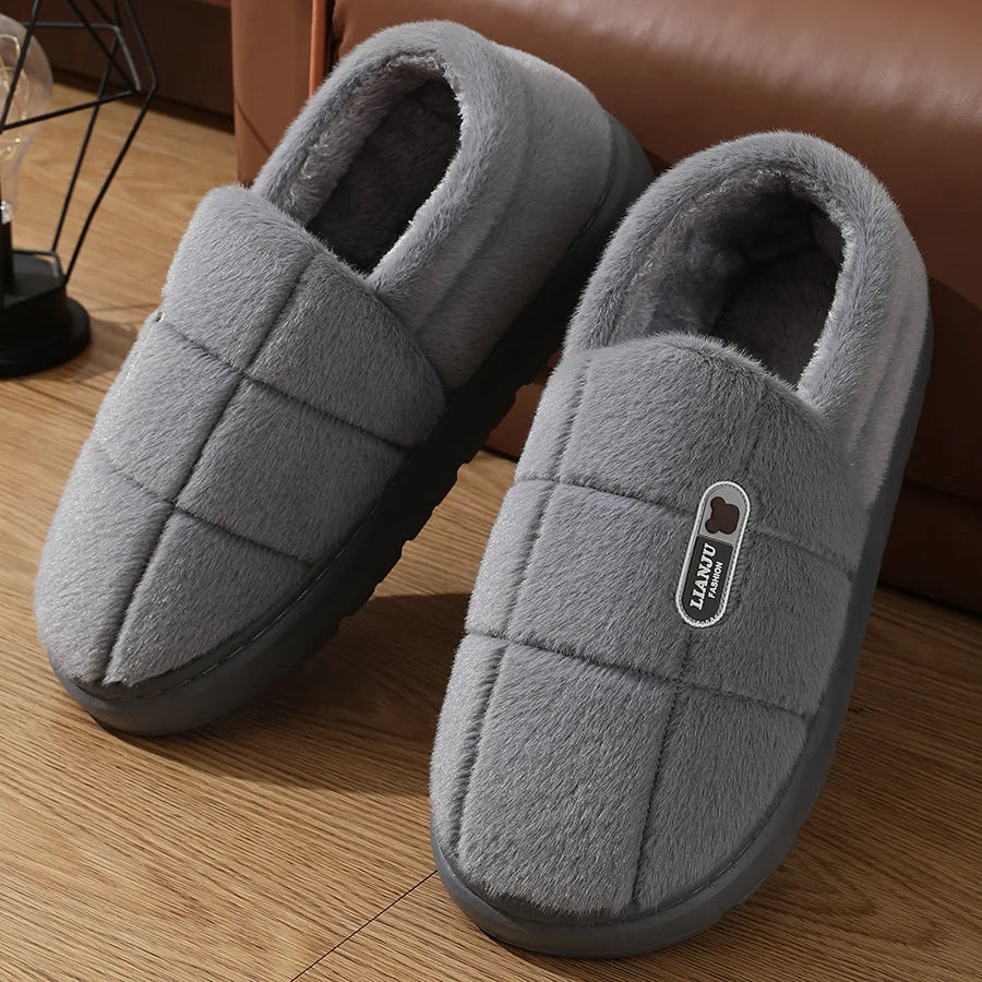Men's Winter Shoes 2025 Indoors Casual Large-Sized Cheap Shoes Clearance Free Shipping Thermal Insulation Lining Slip-Resistant