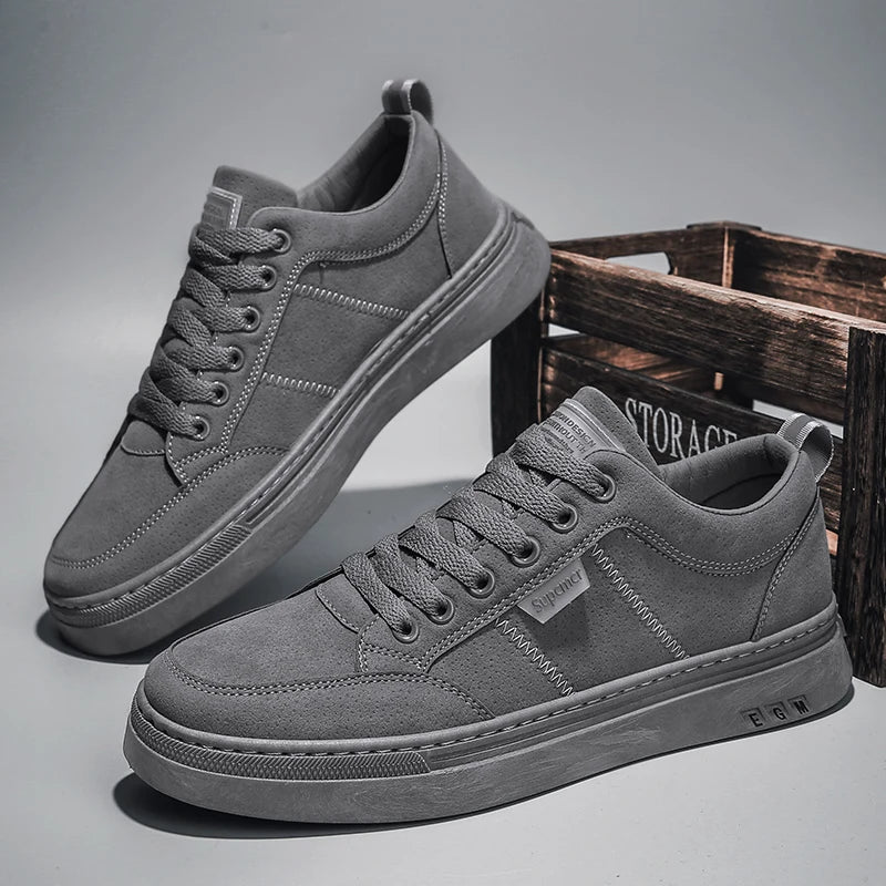 Men's Shoes 2026 New Spring Work Safety Shoes, Anti-slip, Wear-resistant, Versatile Casual Sports Work Shoes, Men's Board Shoes