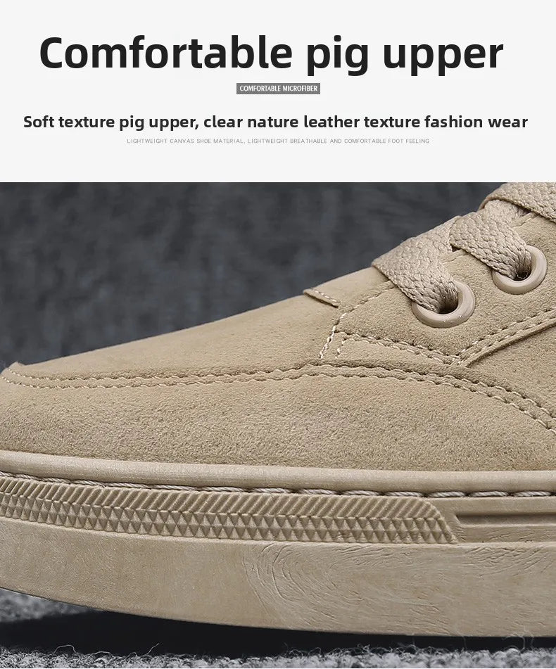 Men's Shoes 2026 New Spring Work Safety Shoes, Anti-slip, Wear-resistant, Versatile Casual Sports Work Shoes, Men's Board Shoes