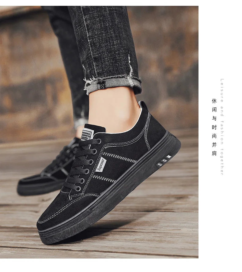 Men's Shoes 2026 New Spring Work Safety Shoes, Anti-slip, Wear-resistant, Versatile Casual Sports Work Shoes, Men's Board Shoes