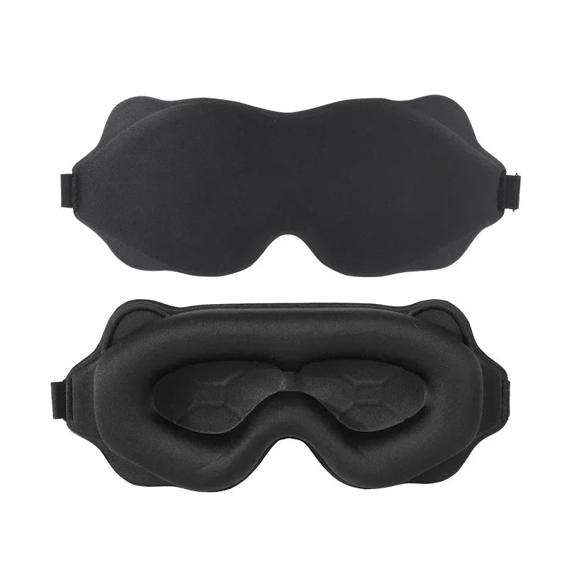 Sleep Eye Mask Weighted for Side Sleeper Men Women 3D Contoured Sleeping Mask No Eye Pressure 100% Blockout Soft Comfortable Eye
