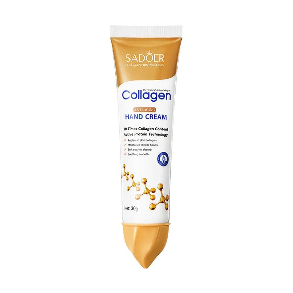 Collagen Hand Cream Skin Soften Nourish Moisturizing Korean Skin Care Cracked Repair Hand Skin Care Products