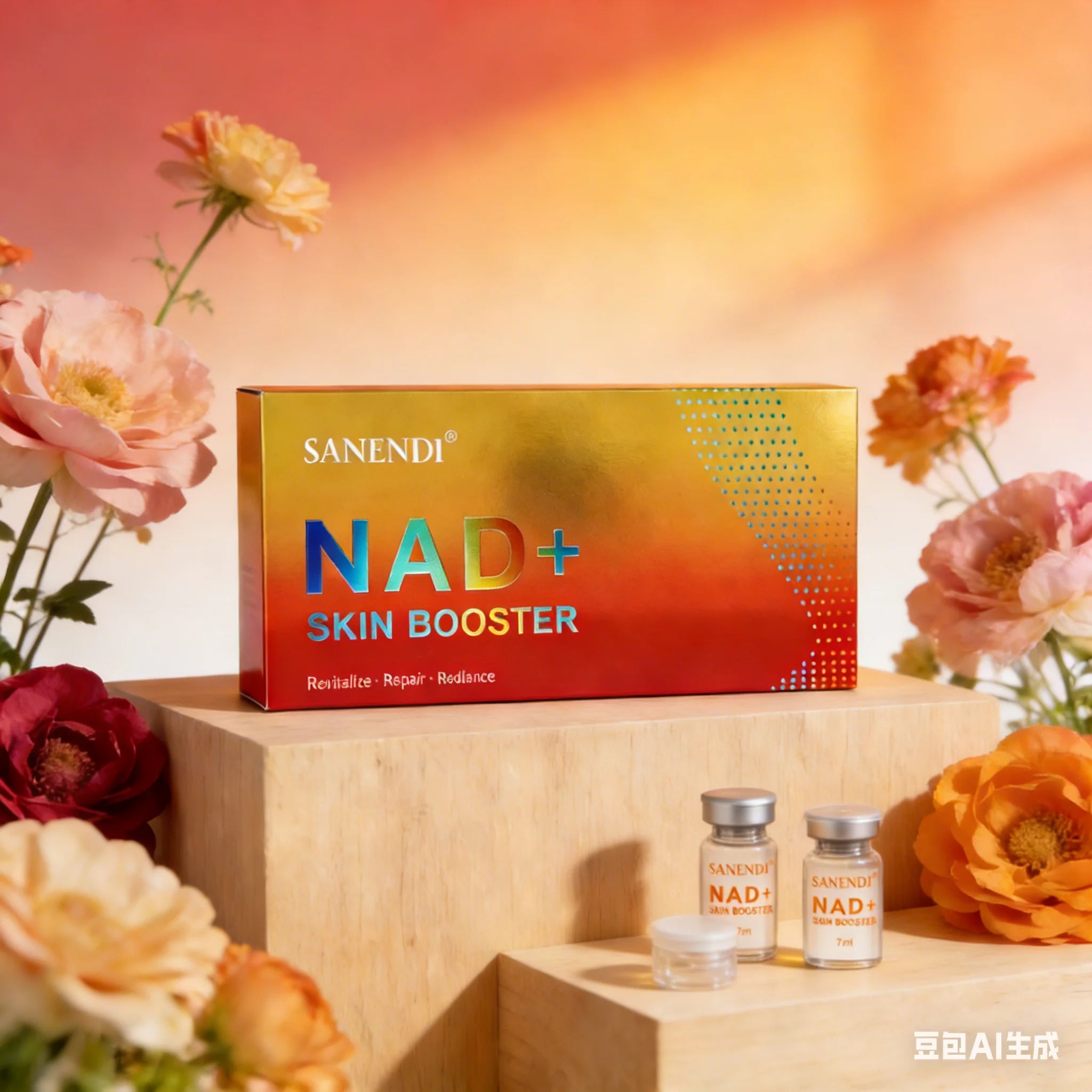 Sanendi facial hydrating serum NAD+ skin firming and soothing care skin care products Korean skin care set
