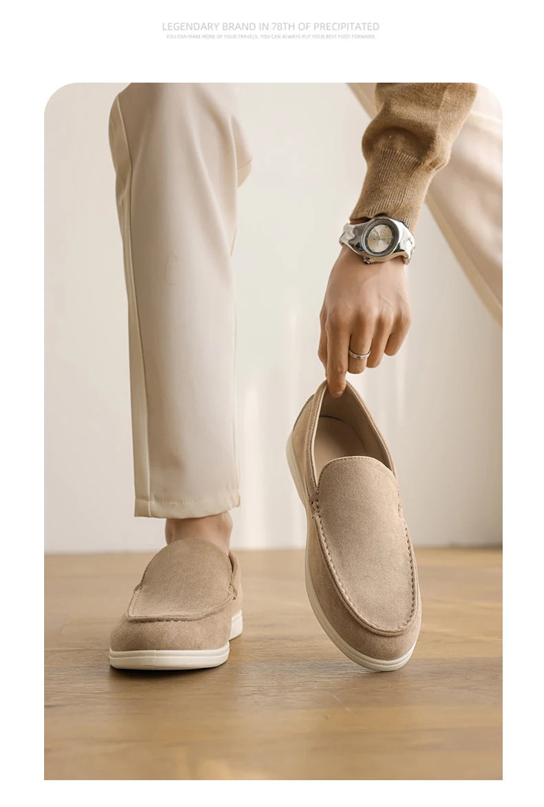2025 Men's multi-color loafers A pedal leisure business shoes Doug shoes
