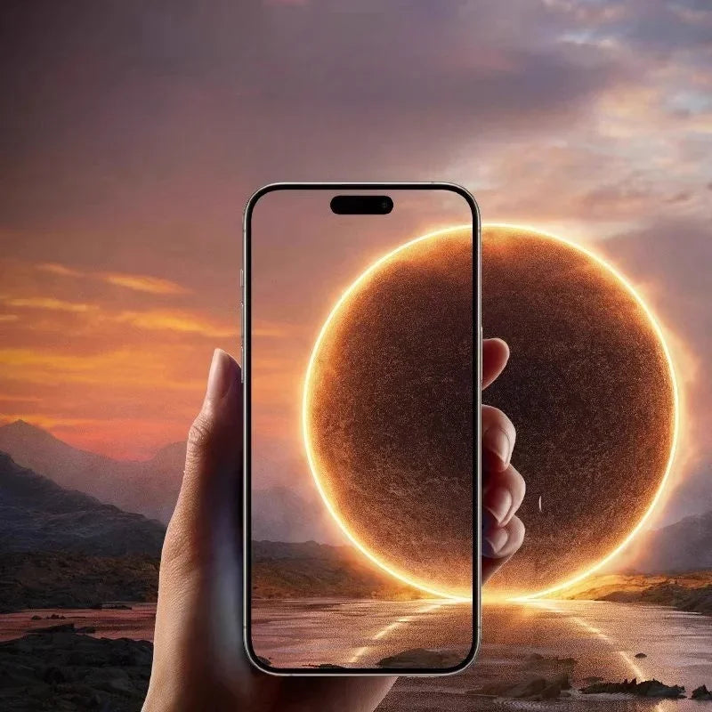 2-3Pcs Shinny Camera Lens Protector For IPhone 16 15 Pro Max 14 Plus 12 13 Mini Metal Ring Tempered Glass Back Lens Cap