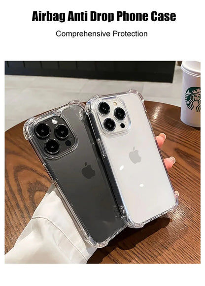 Luxury Shockproof Clear Phone Case