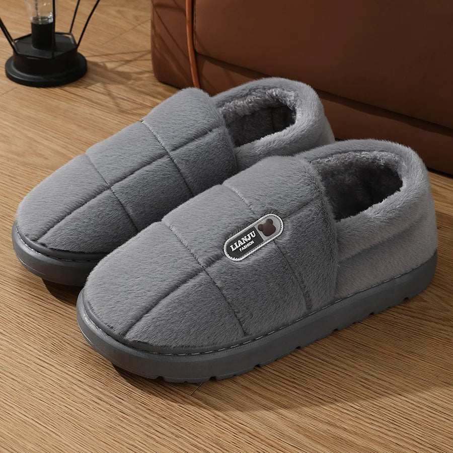 Men's Winter Shoes 2025 Indoors Casual Large-Sized Cheap Shoes Clearance Free Shipping Thermal Insulation Lining Slip-Resistant