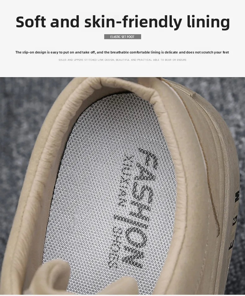 Men's Shoes 2026 New Spring Work Safety Shoes, Anti-slip, Wear-resistant, Versatile Casual Sports Work Shoes, Men's Board Shoes