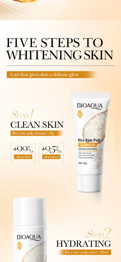 Rice Puree Skin Care Set &amp; Soap 